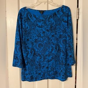 Ann Taylor factory three quarter length sleeve top